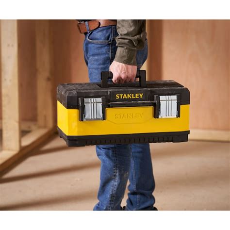 STANLEY® Galvanized Metal Plastic Tool Box With 